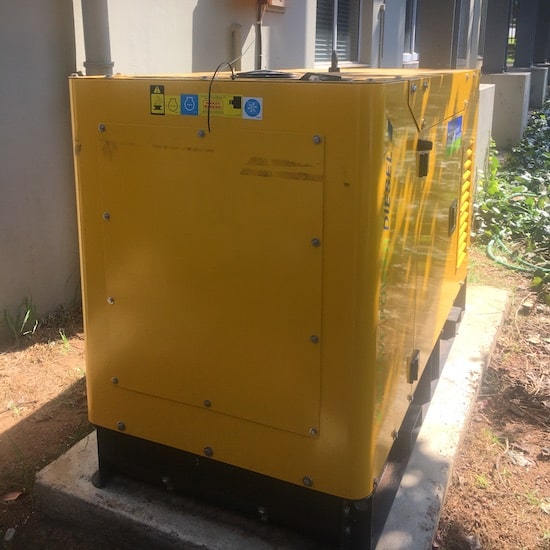 16kVA powering an office